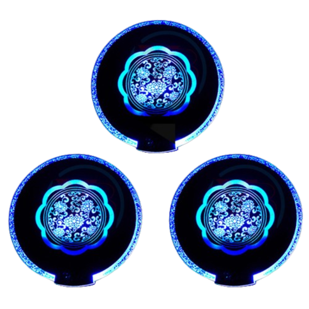 Colorful LED Gravity-Sensing Coaster with Waterproof Flashing Lights