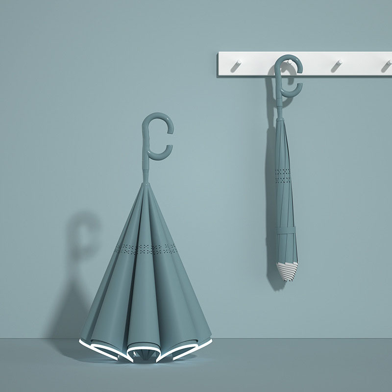 Deluxe Inverted Reverse Umbrella