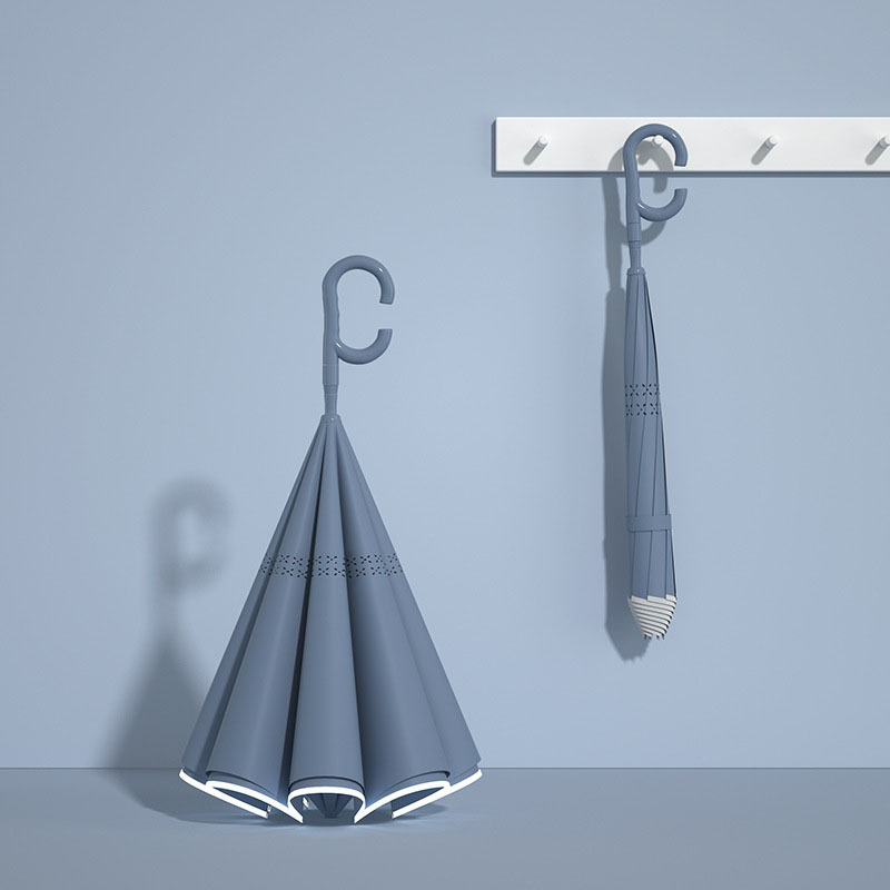 Deluxe Inverted Reverse Umbrella