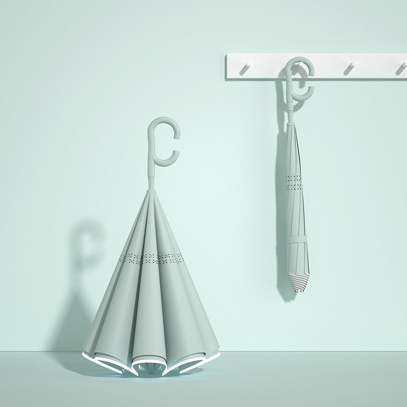 Deluxe Inverted Reverse Umbrella