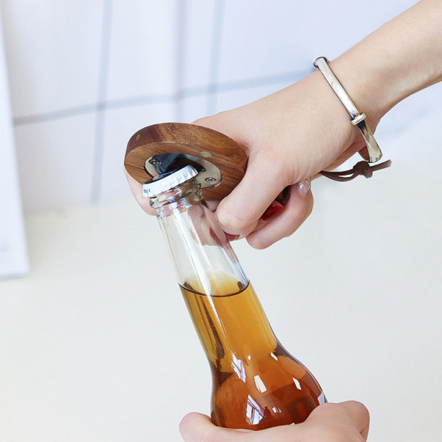 Wood Beer Bottle Opener