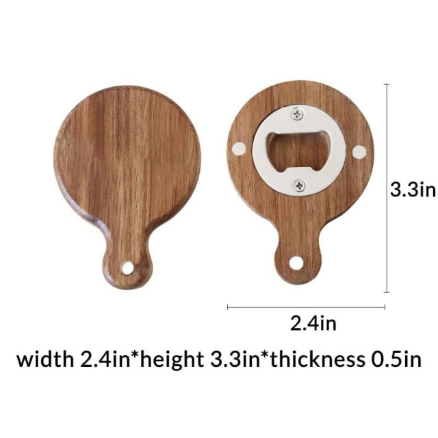 Wood Beer Bottle Opener