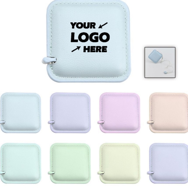 Mini Pu Leather Tape Measure
