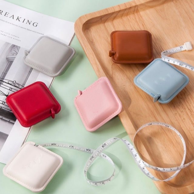 Mini Pu Leather Tape Measure