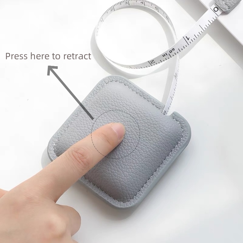 Mini Pu Leather Tape Measure