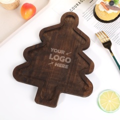 Christmas Theme Wooden Tray