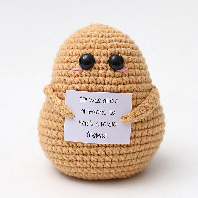 Handmade Knitted Positive Potato