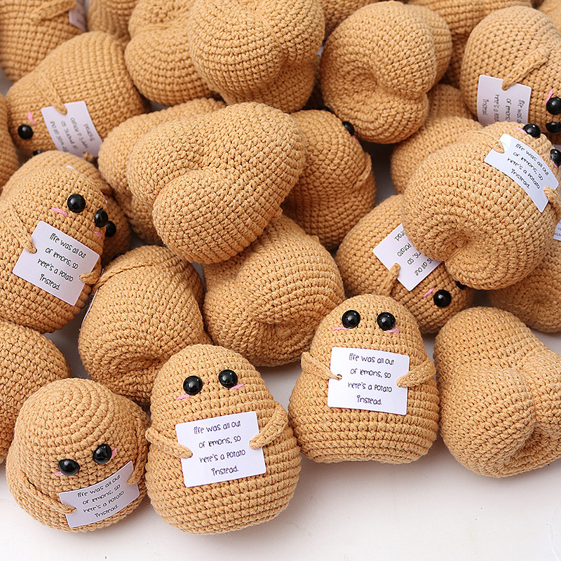 Handmade Knitted Positive Potato