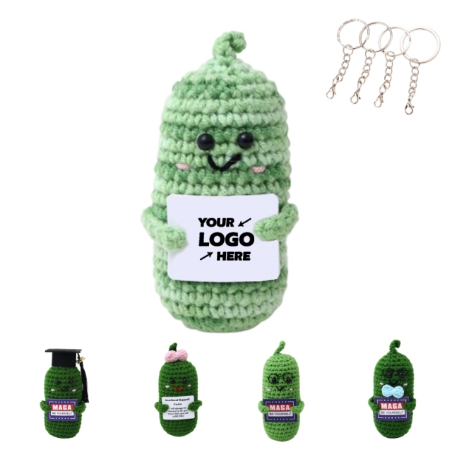 Mini Funny Handmade Knitted Positive Potato
