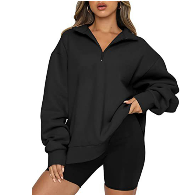 Oversized Pullover Long Sleeve Sweatshirt