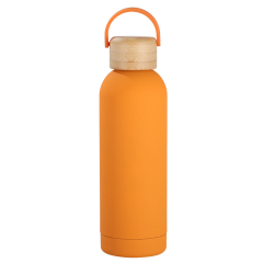 17oz Insulated Water Bottle WIth Bamboo Lid