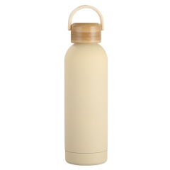 17oz Insulated Water Bottle WIth Bamboo Lid