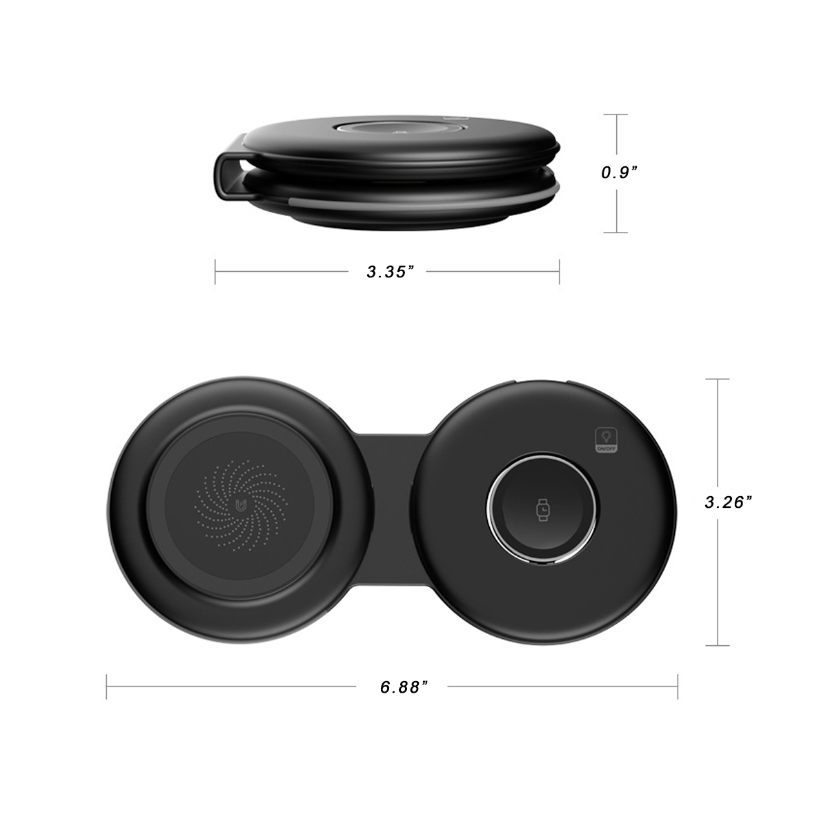 2-In-1 Foldable Wireless Charger