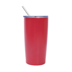 20oz Stainless Steel Tumbler With Lid And Straw