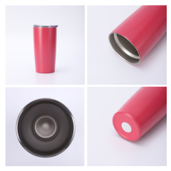 20oz Stainless Steel Tumbler With Lid And Straw