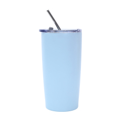 20oz Stainless Steel Tumbler With Lid And Straw