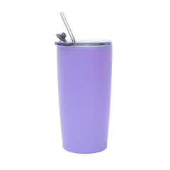 20oz Stainless Steel Tumbler With Lid And Straw