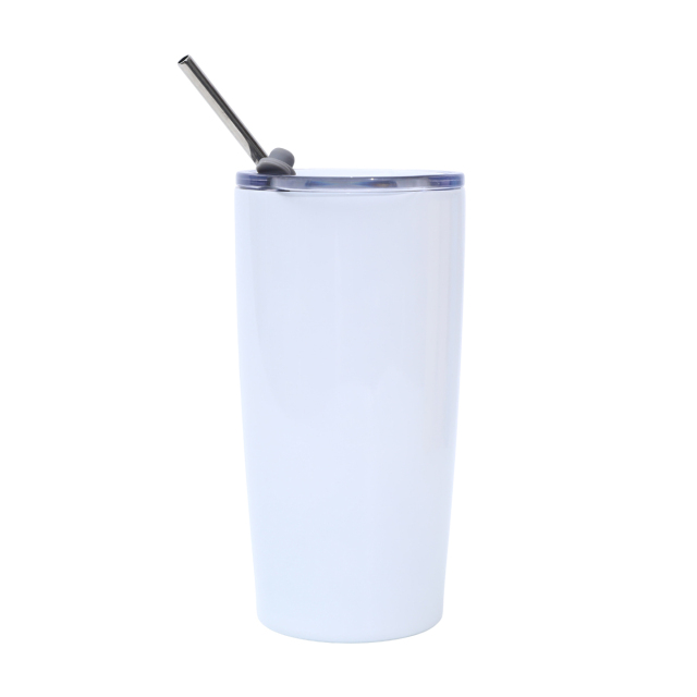 20oz Stainless Steel Tumbler With Lid And Straw