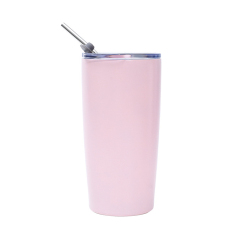 20oz Stainless Steel Tumbler With Lid And Straw
