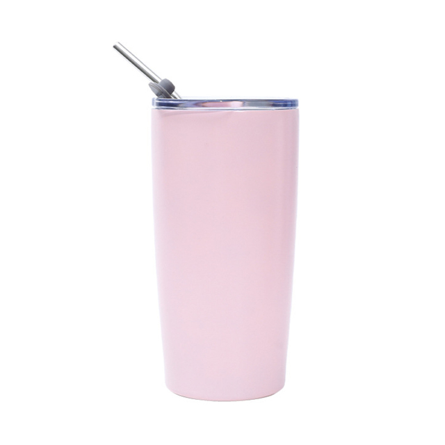 20oz Stainless Steel Tumbler With Lid And Straw