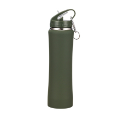 25 oz Stainless Steel Bottle With Carabiner