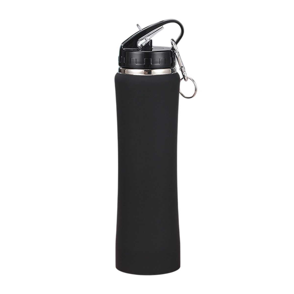 25 oz Stainless Steel Bottle With Carabiner