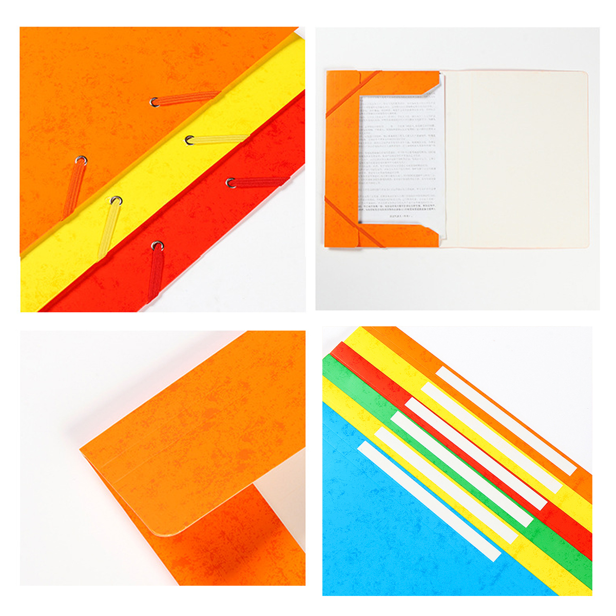 A4 Elastic File Folder