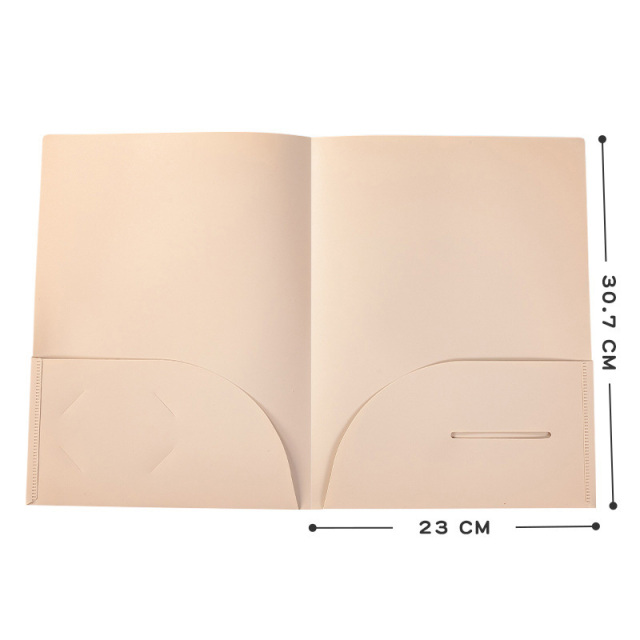 A4 Plastic 2 Pocket Folders