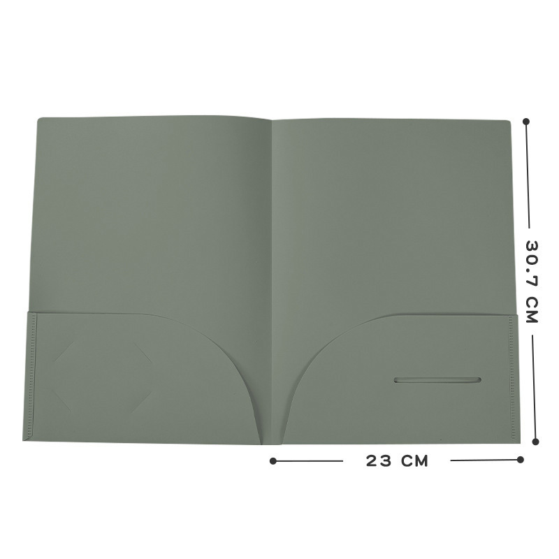 A4 Plastic 2 Pocket Folders