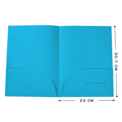 A4 Plastic 2 Pocket Folders