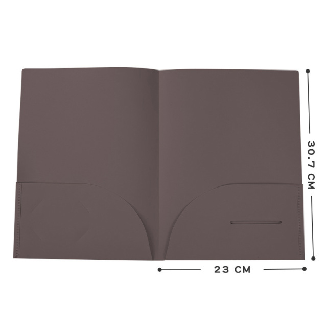 A4 Plastic 2 Pocket Folders