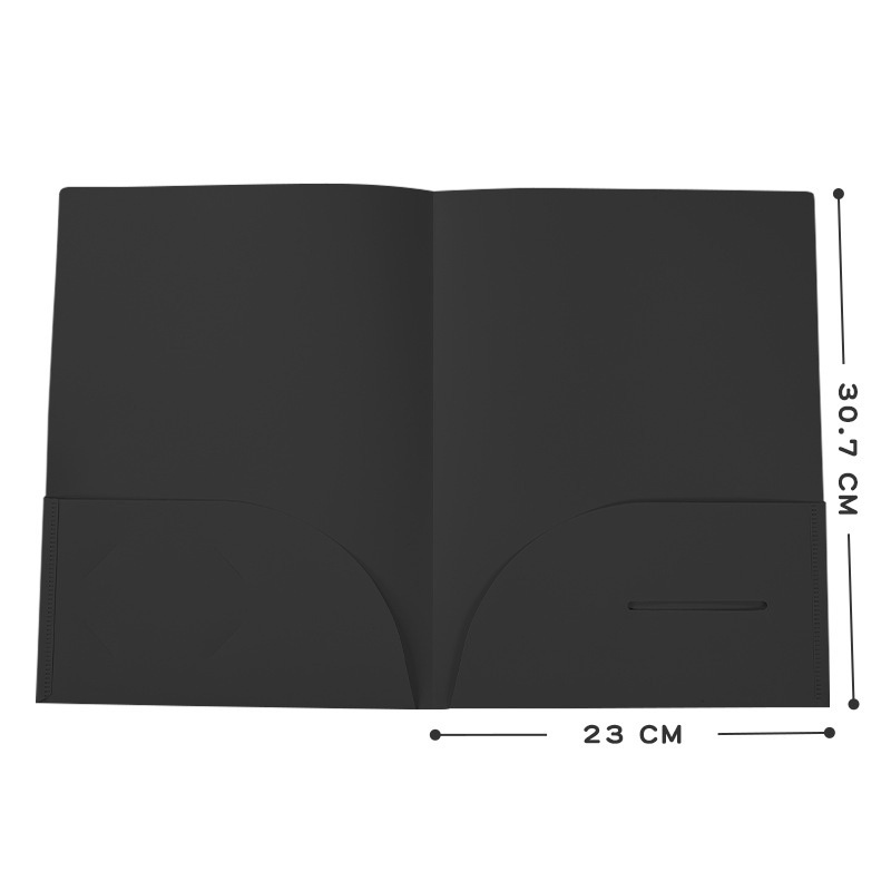 A4 Plastic 2 Pocket Folders