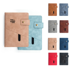 A5 Lined Leather Journal Notebook