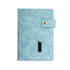A5 Lined Leather Journal Notebook
