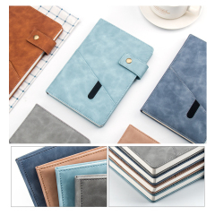 A5 Lined Leather Journal Notebook