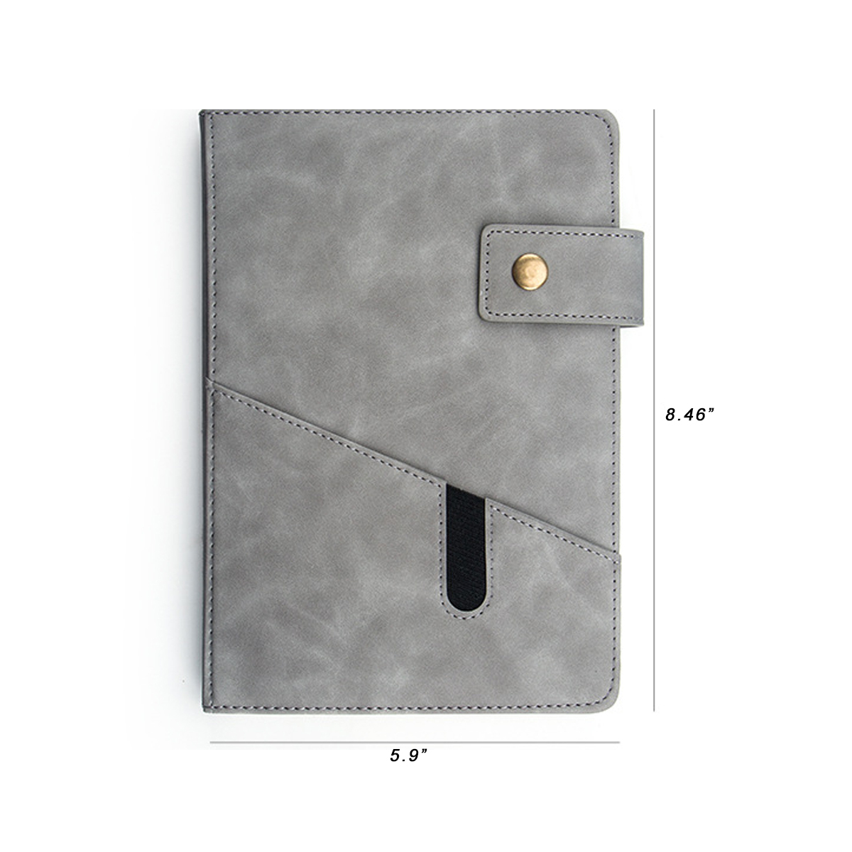 A5 Lined Leather Journal Notebook