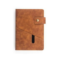 A5 Lined Leather Journal Notebook