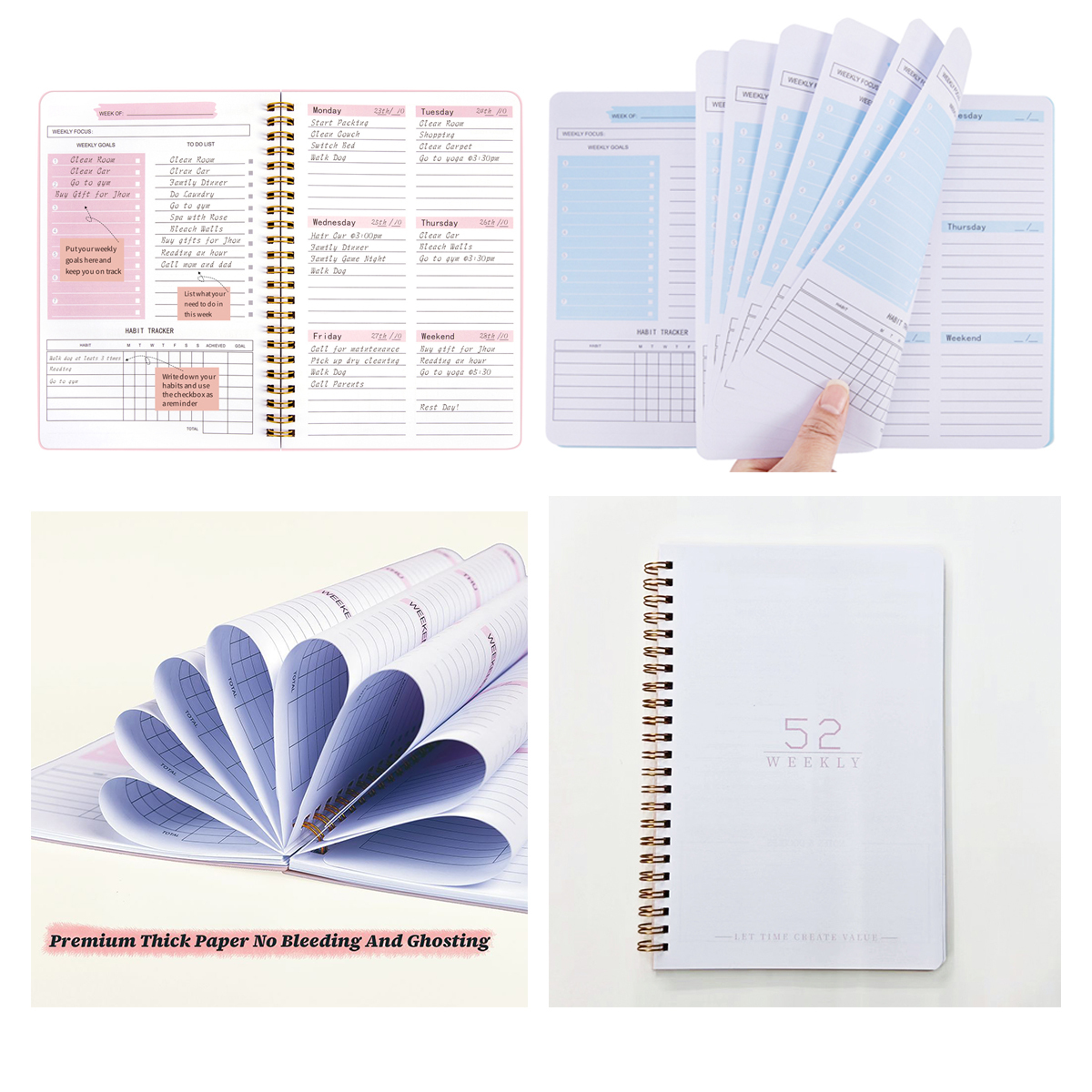 A5 Spiral Weekly Planner