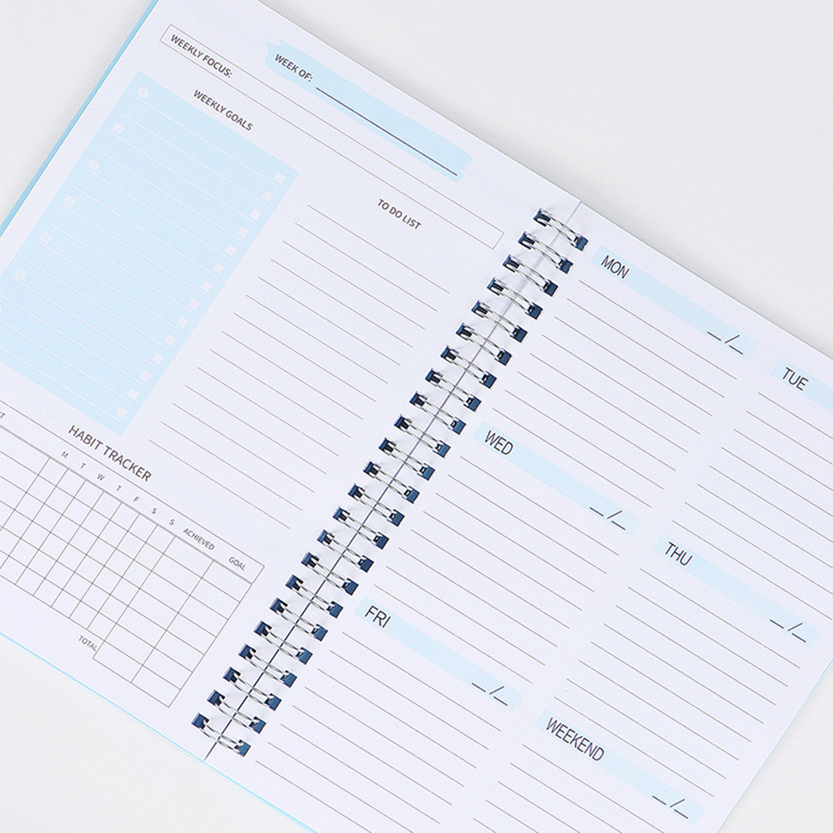 A5 Spiral Weekly Planner