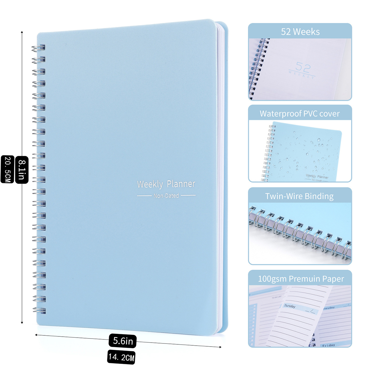 A5 Spiral Weekly Planner