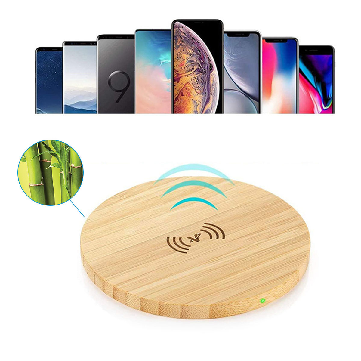 Bamboo Wireless Charger
