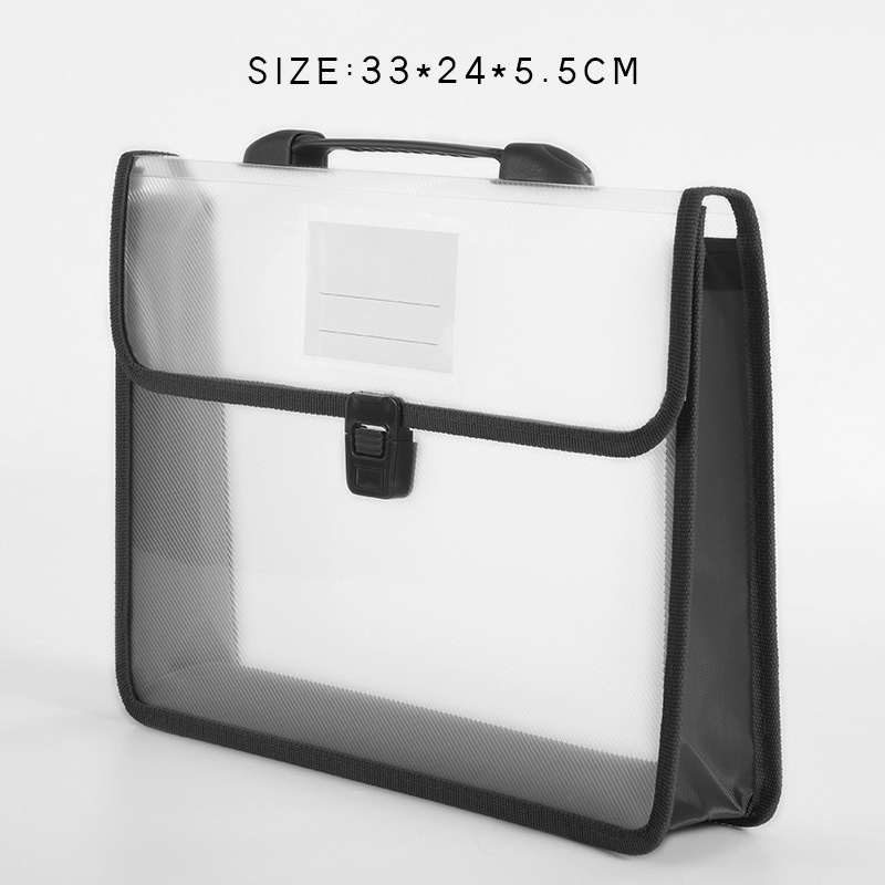 Expanding File Folder Organizer With Handle