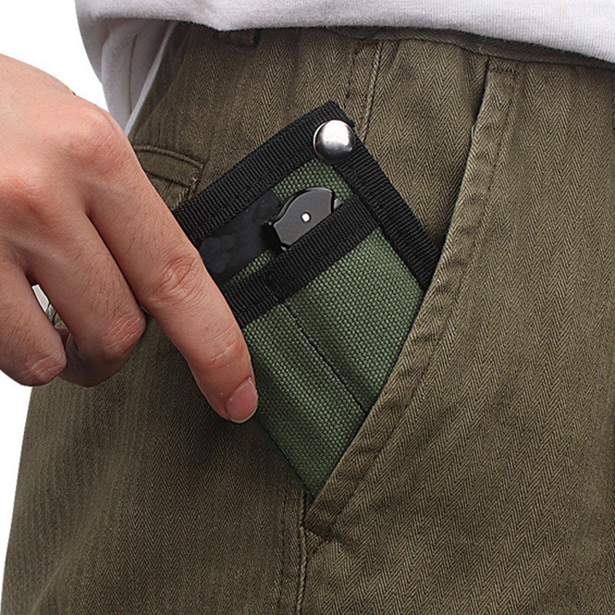 Mini Canvas Tactical Pouch Bag