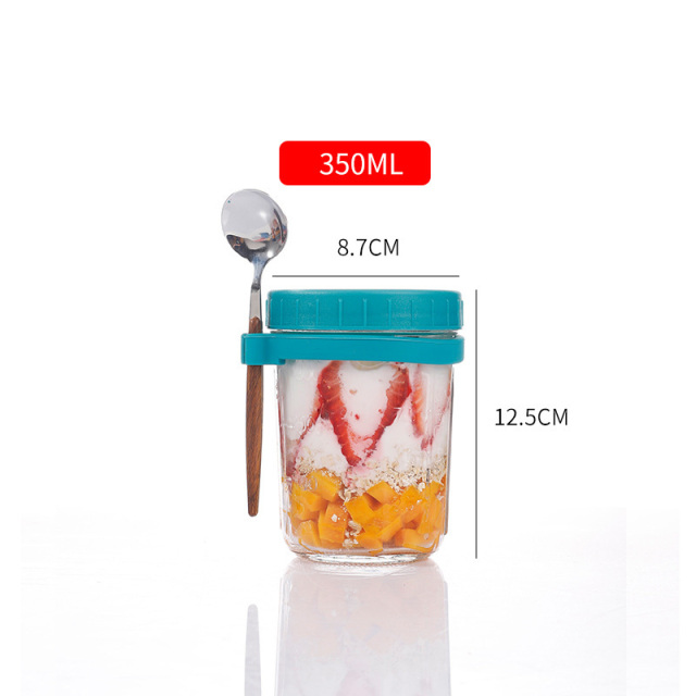 Overnight Oats Containers With Lids And Spoons