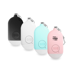 Safety Alarm Keychain With LED Light