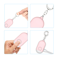 Safety Alarm Keychain With LED Light
