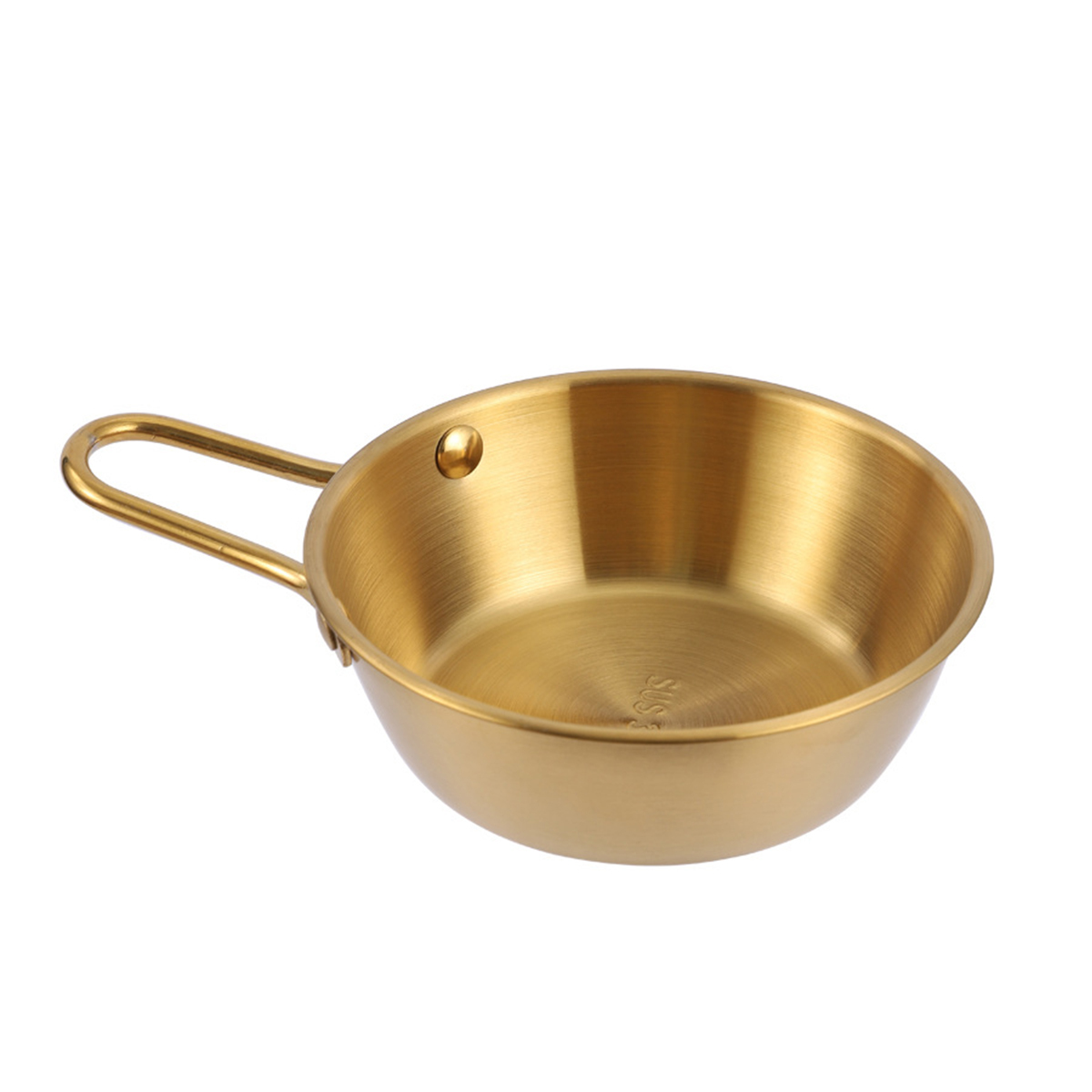Stainless Steel Camping Bowl With Handle