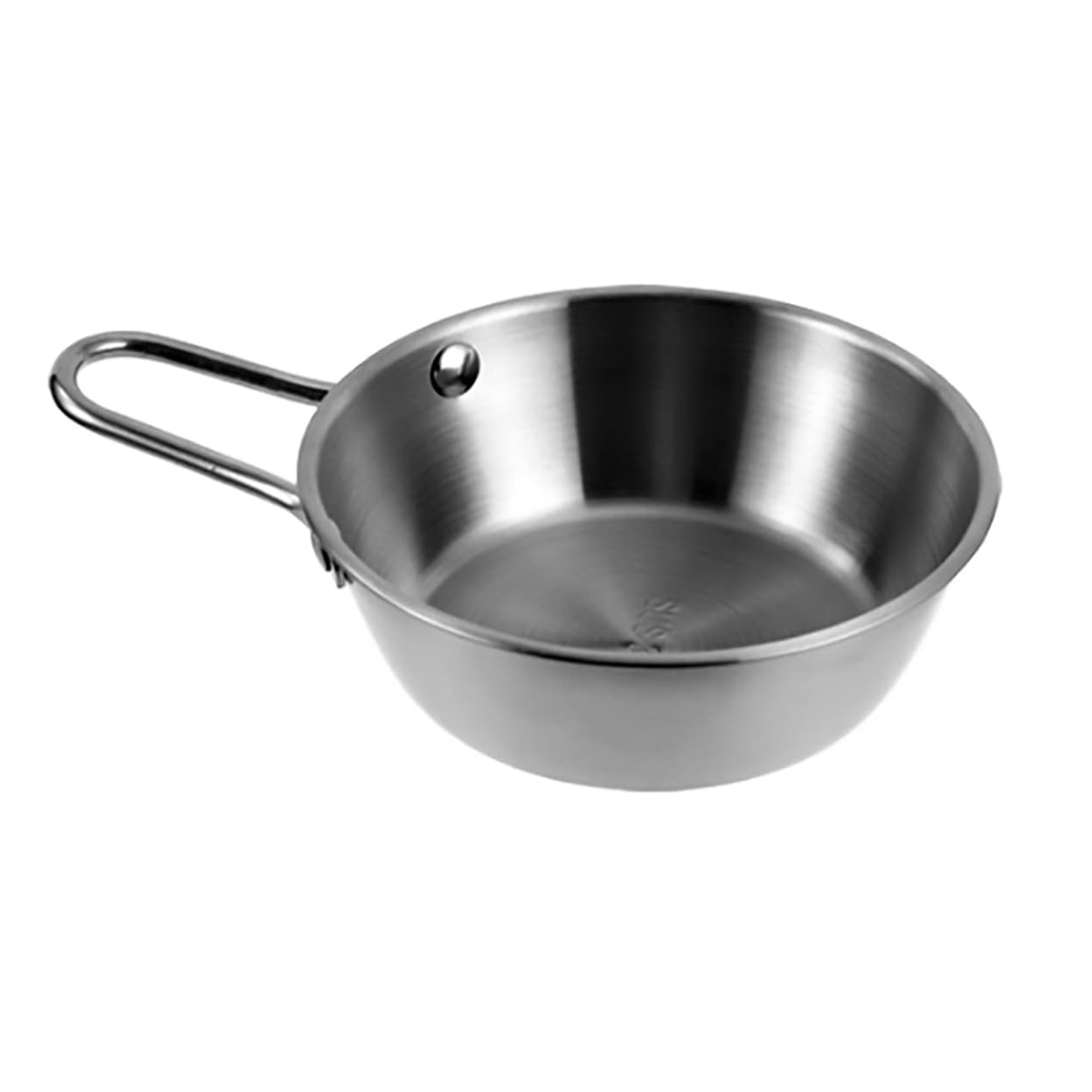 Stainless Steel Camping Bowl With Handle