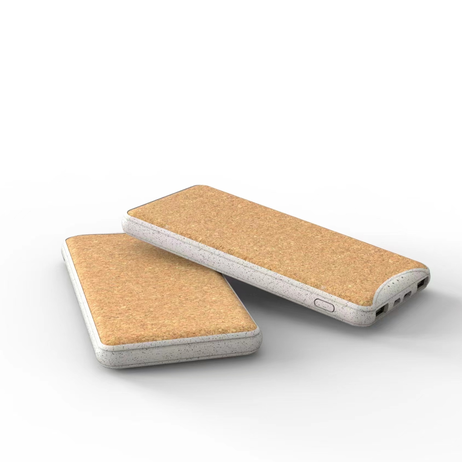 Sustainable Cork & Wheat Straw Portable Power Bank
