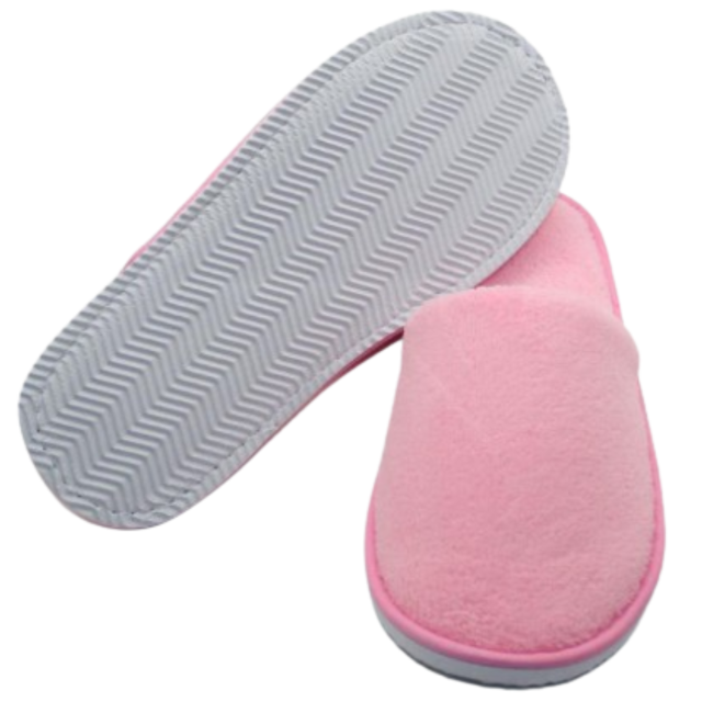 Ultra Soft Coral Fleece Disposable Slippers